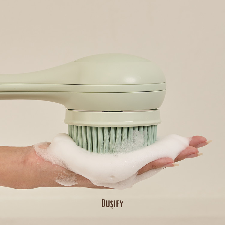 Elektrikli Uzatmalı Sırt & Vücut Temizleme Fırçası – Şarjlı, Su Geçirmez